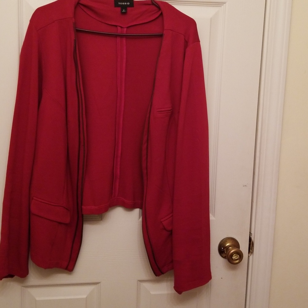 Red blazer